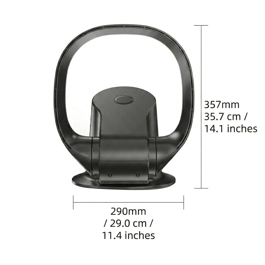 Fläkt utan blad för väggmontering - 10 hastigheter - 35 dB - Timer 1–8 timmar - Fjärrkontroll - Vit och svart | meowbutter