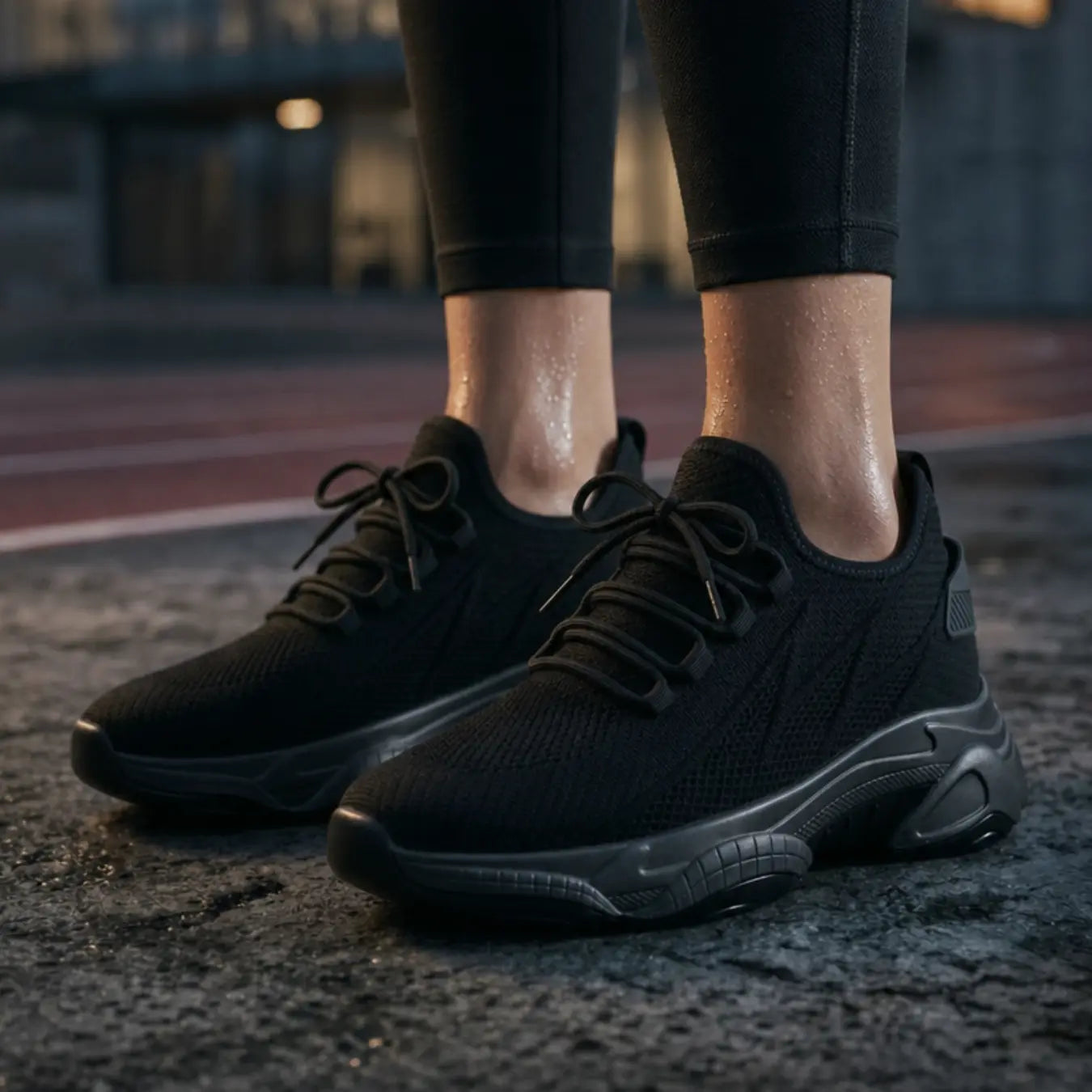 Flash 9cm Height Increasing Shoes For Women With Invisible Lift