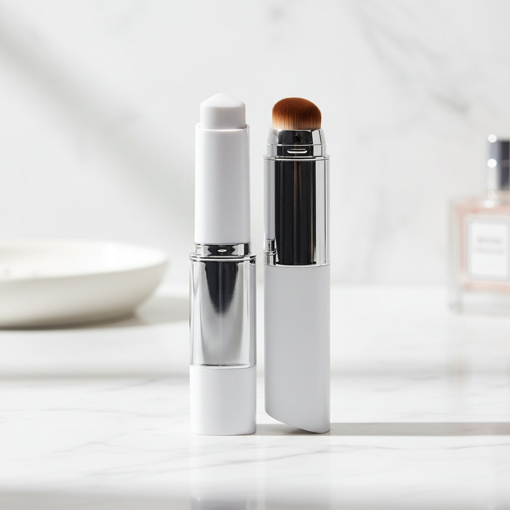 Foundation Stick Color Changing Hydrating Cream Makeup Soft Brush | Meowbutter