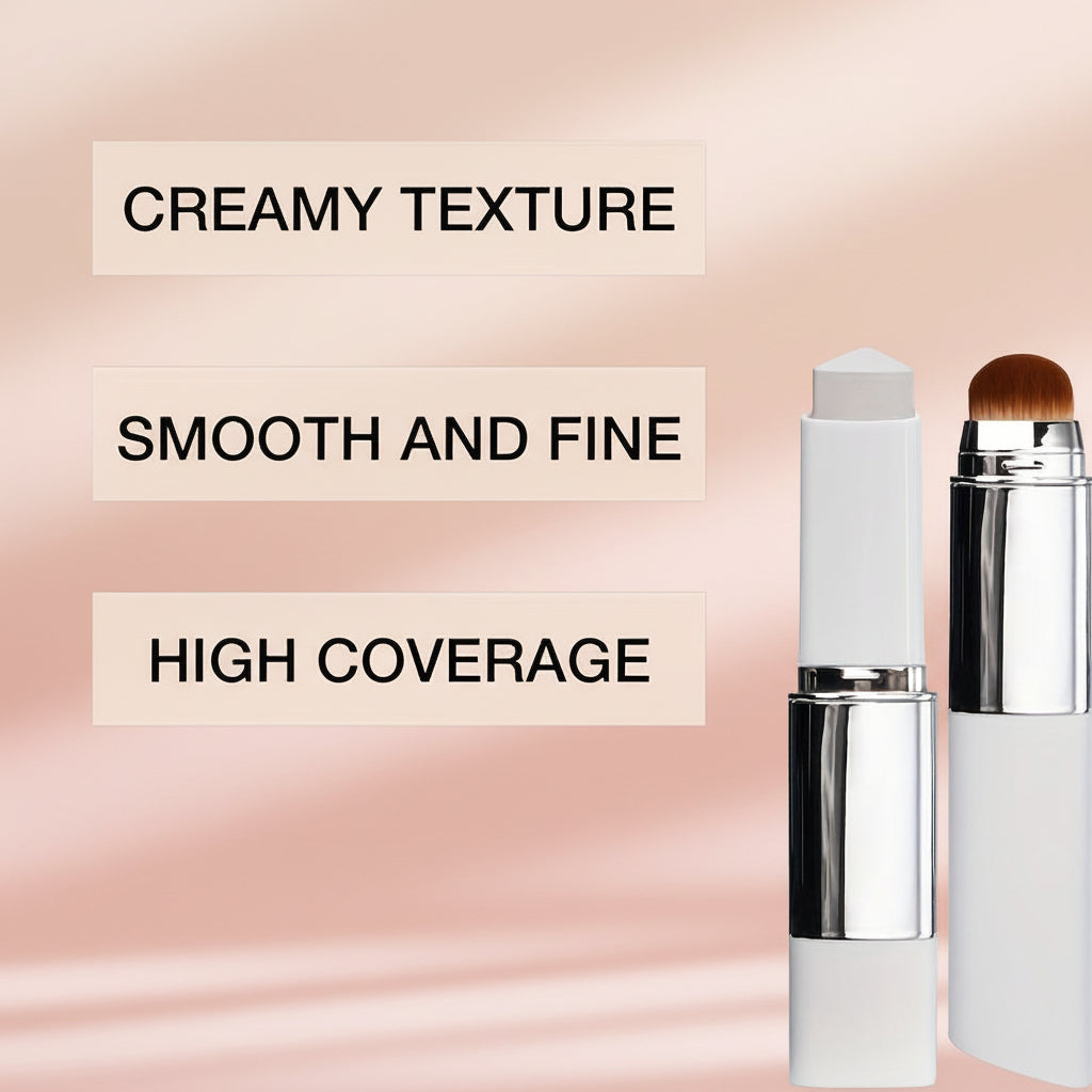 Foundation Stick Color Changing Hydrating Cream Makeup Soft Brush | Meowbutter