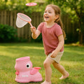 Interactive Frisbee Launcher and Rebound Net Play Set