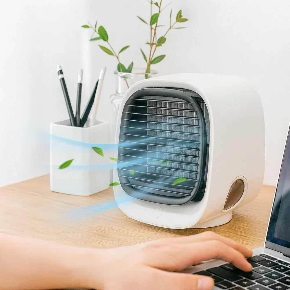 USB Desktop Air Cooler & Humidifier — 16 x 15 x 18 cm
