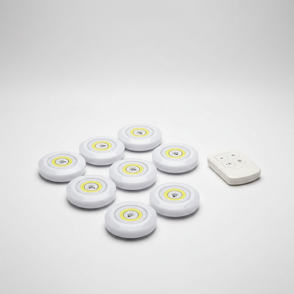 Faretti LED GlowStickr con telecomando — Alimentati a batteria