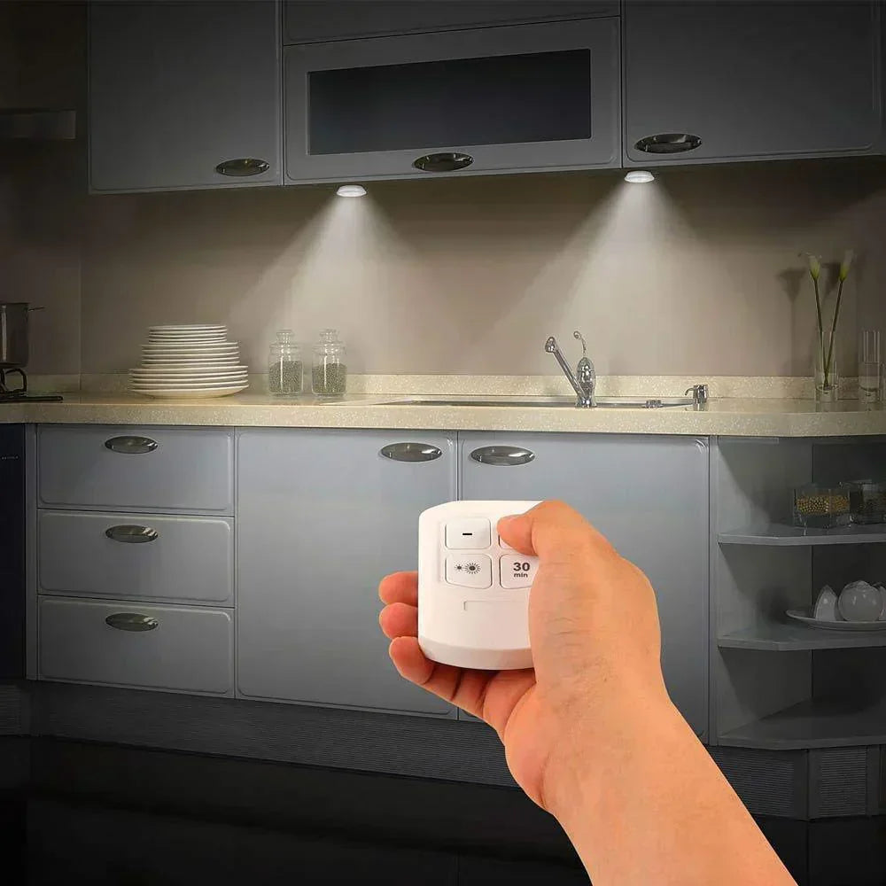 Faretti LED GlowStickr con telecomando — Alimentati a batteria