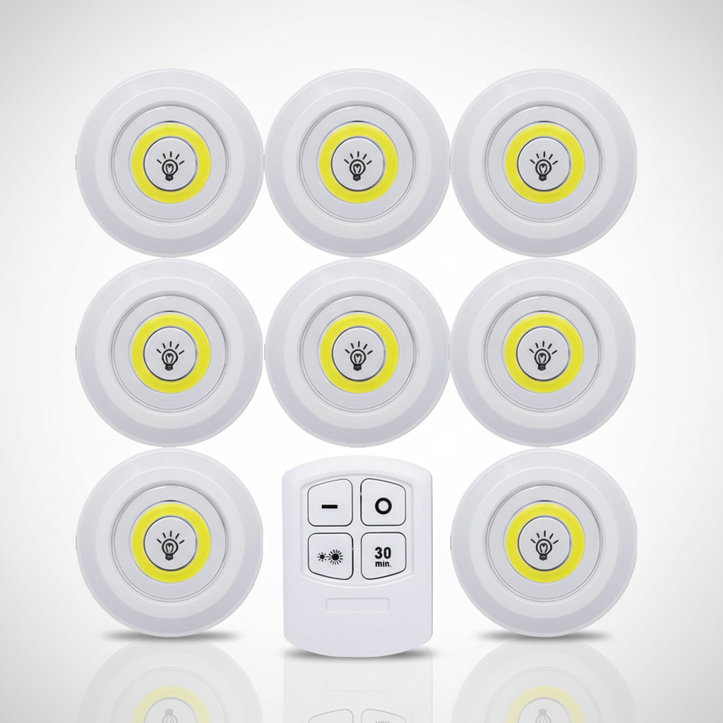 Faretti LED GlowStickr con telecomando — Alimentati a batteria