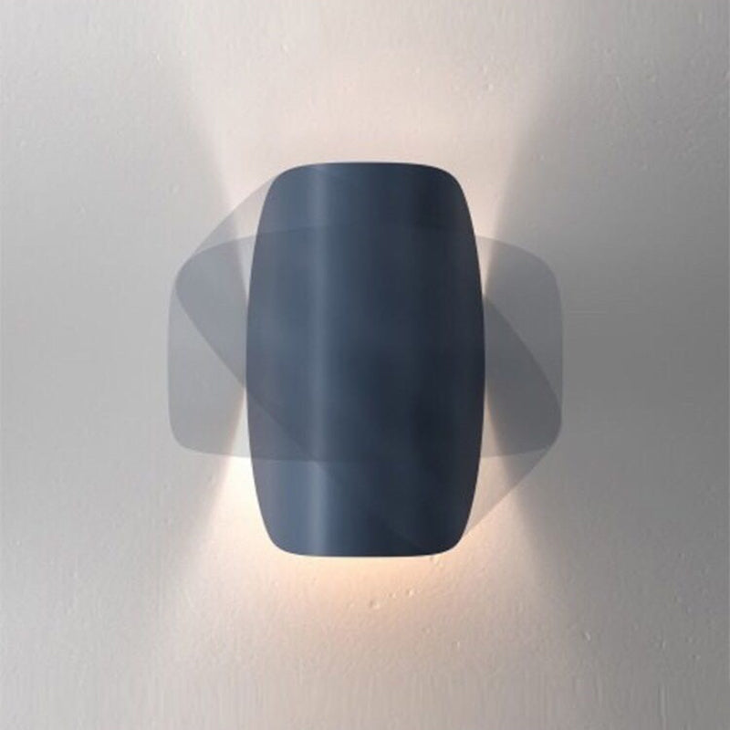 Metal Wall Lamp With 360 Degree Swivel LED Organic Crescent Shape