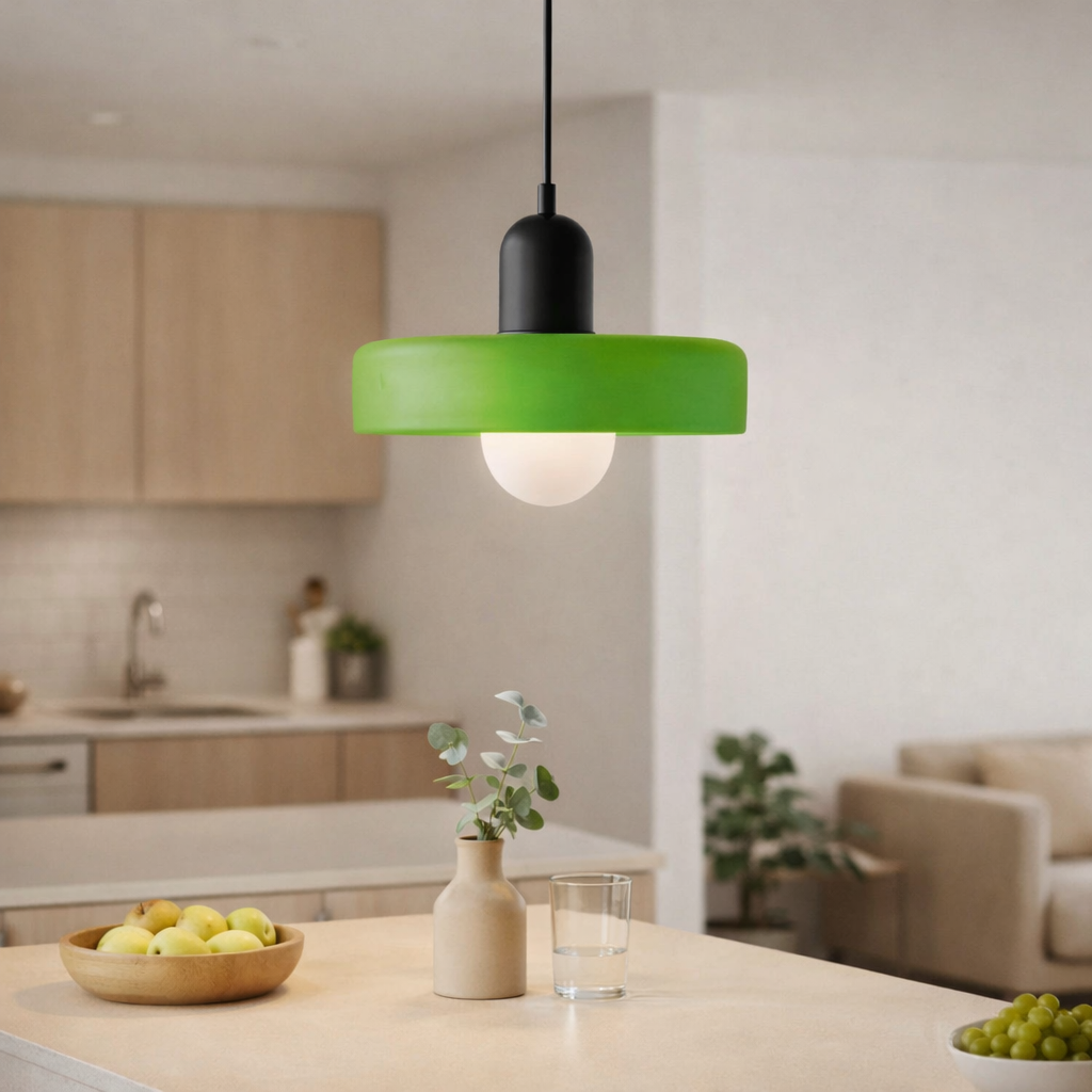 Fjolyn Indoor Ceiling Lamp With Glass Finished In Bauhaus Style