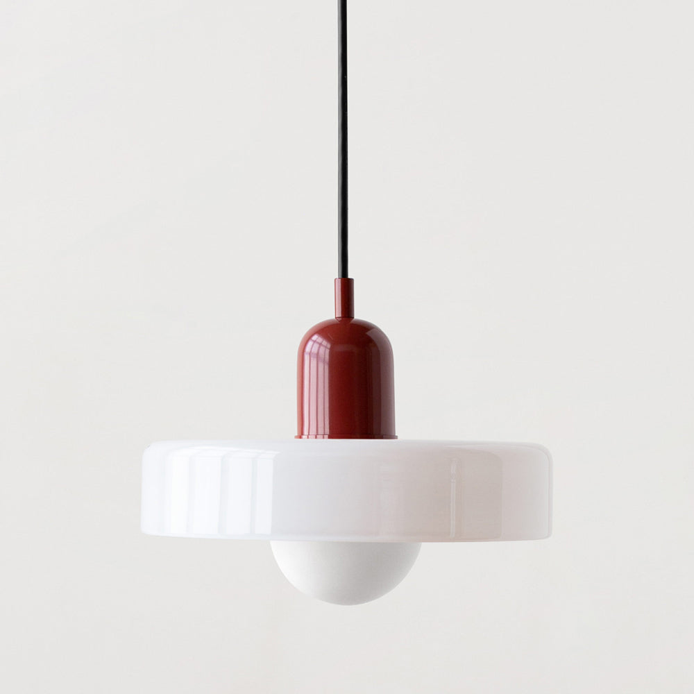 Fjolyn Indoor Ceiling Lamp With Glass Finished In Bauhaus Style