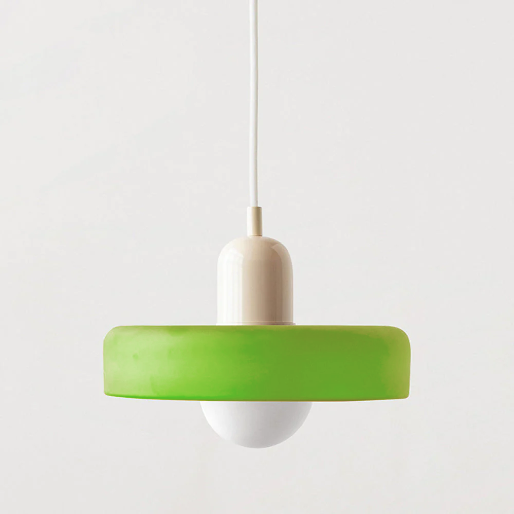 Fjolyn Indoor Ceiling Lamp With Glass Finished In Bauhaus Style