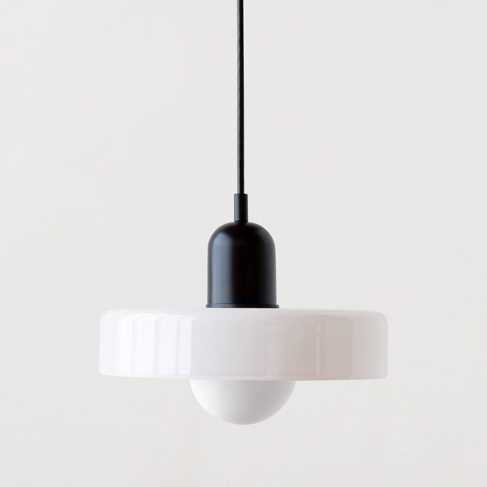 Fjolyn Indoor Ceiling Lamp With Glass Finished In Bauhaus Style