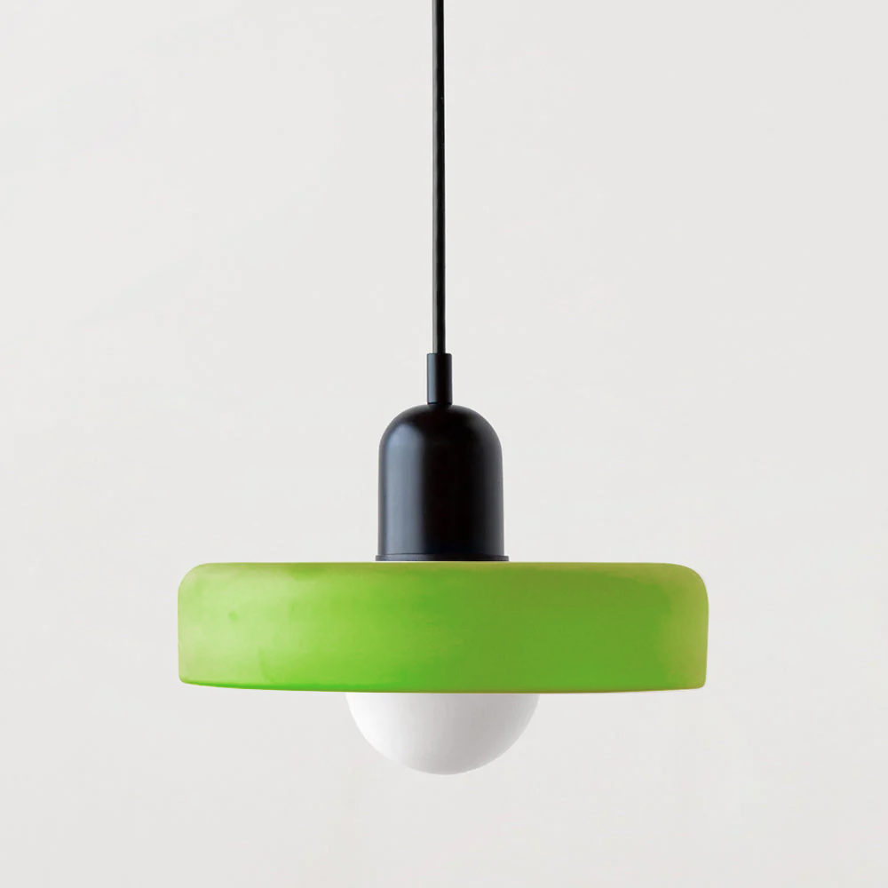 Fjolyn Indoor Ceiling Lamp With Glass Finished In Bauhaus Style