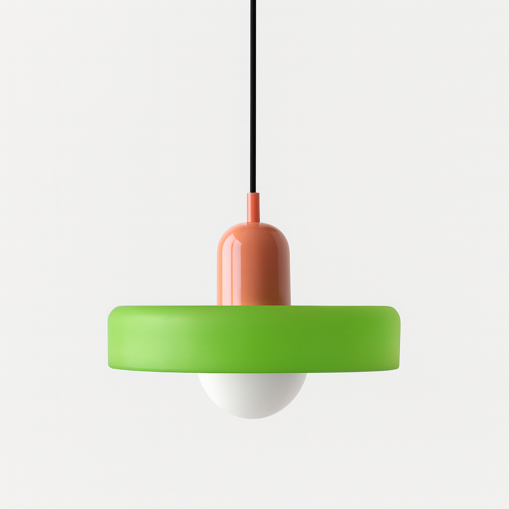 Fjolyn Indoor Ceiling Lamp With Glass Finished In Bauhaus Style