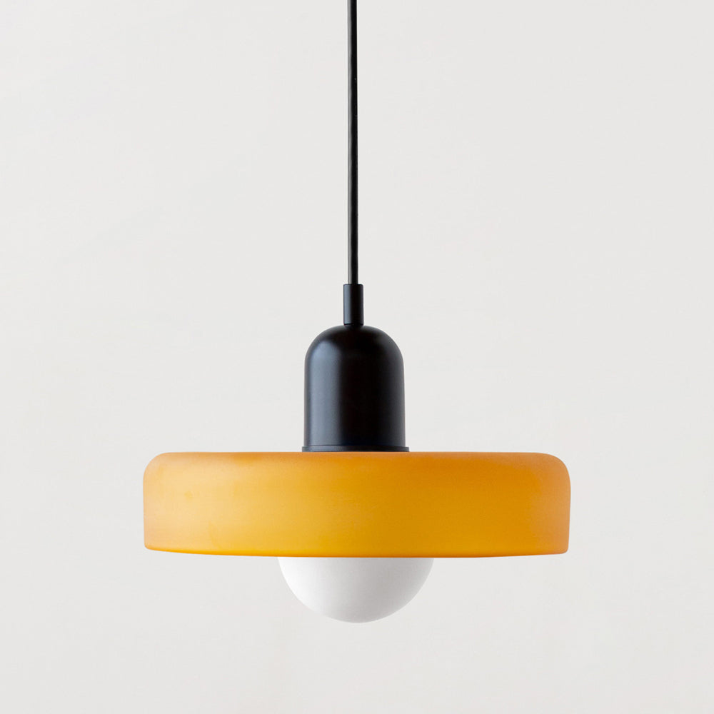 Fjolyn Indoor Ceiling Lamp With Glass Finished In Bauhaus Style