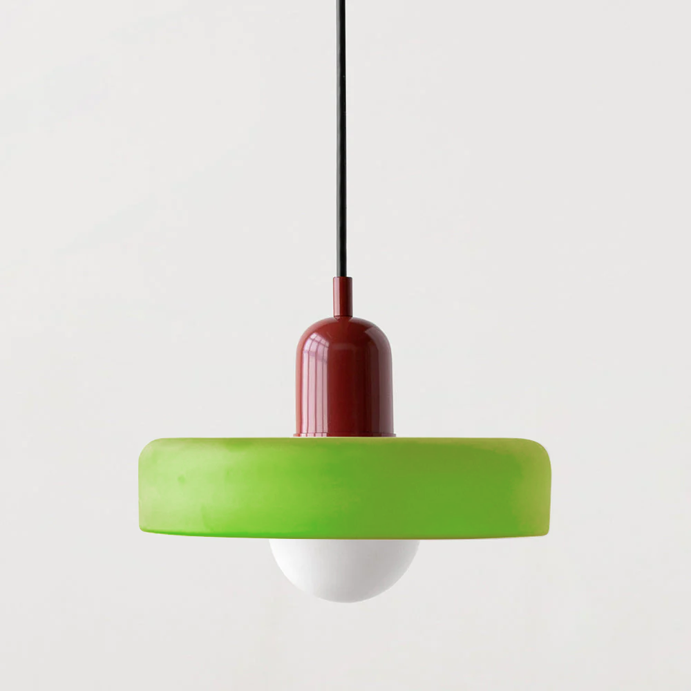 Fjolyn Indoor Ceiling Lamp With Glass Finished In Bauhaus Style
