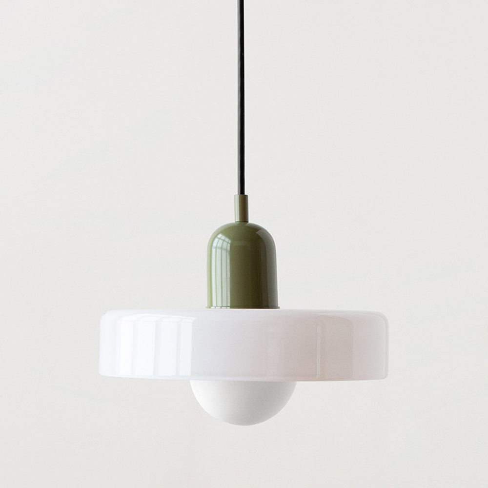 Fjolyn Indoor Ceiling Lamp With Glass Finished In Bauhaus Style