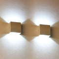 Kubisk Outdoor Wall Lamp With Adjustable Up And Down Light, LED IP65, Metal