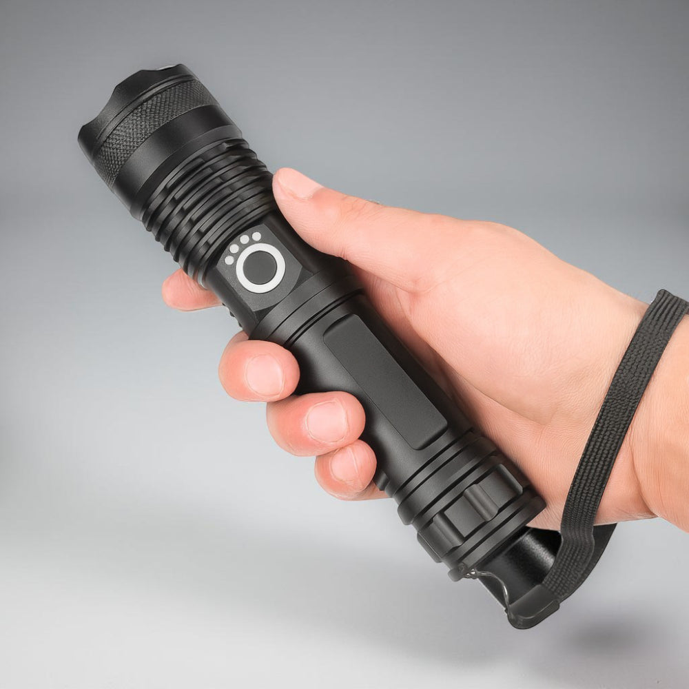 Linterna LED recargable portátil para exteriores | Meowbutter