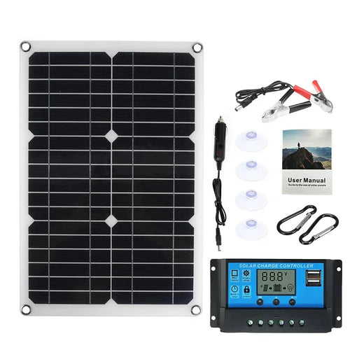 1200 W-os rugalmas monokristályos napelem két USB-porttal