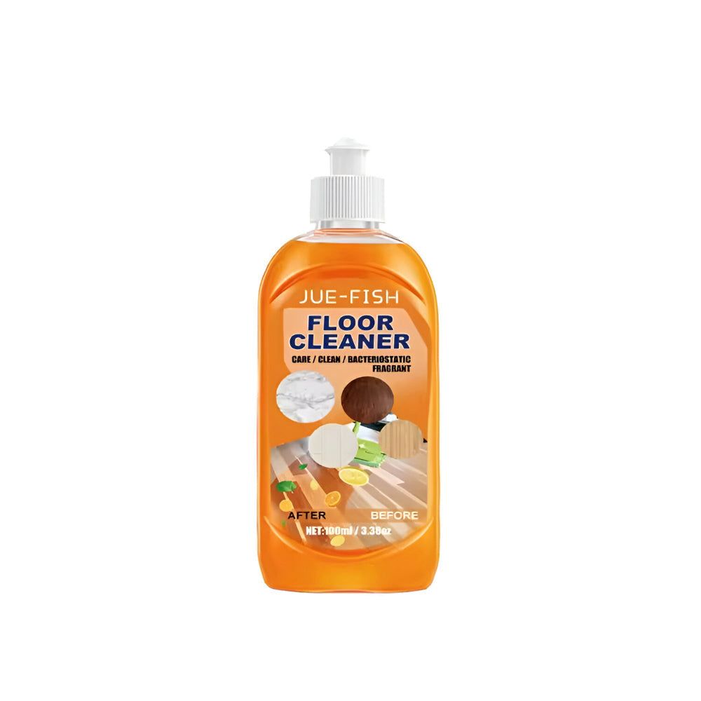 Bright Lemon Liquid Floor Cleaner — Concentrated Formula, Dust & Grease Remover