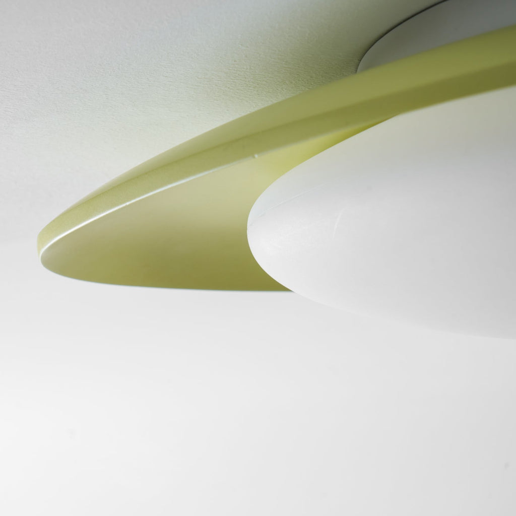 Indbygget LED-loftslampe, dæmpbar, beige, varm hvid, diameter 46 cm