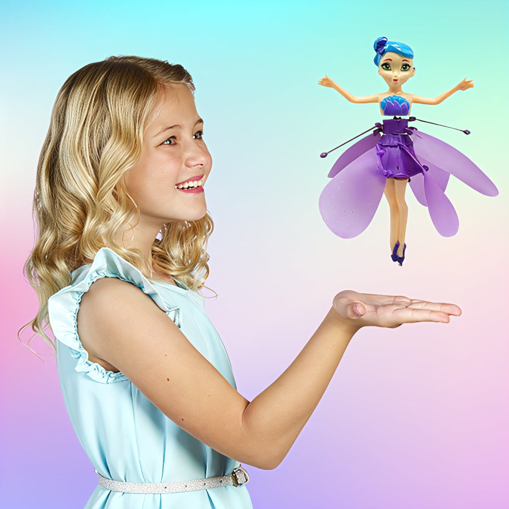 Hand-Controlled Fairy Flying Toy — Infrared Motion Sensor, LED Wing Lights