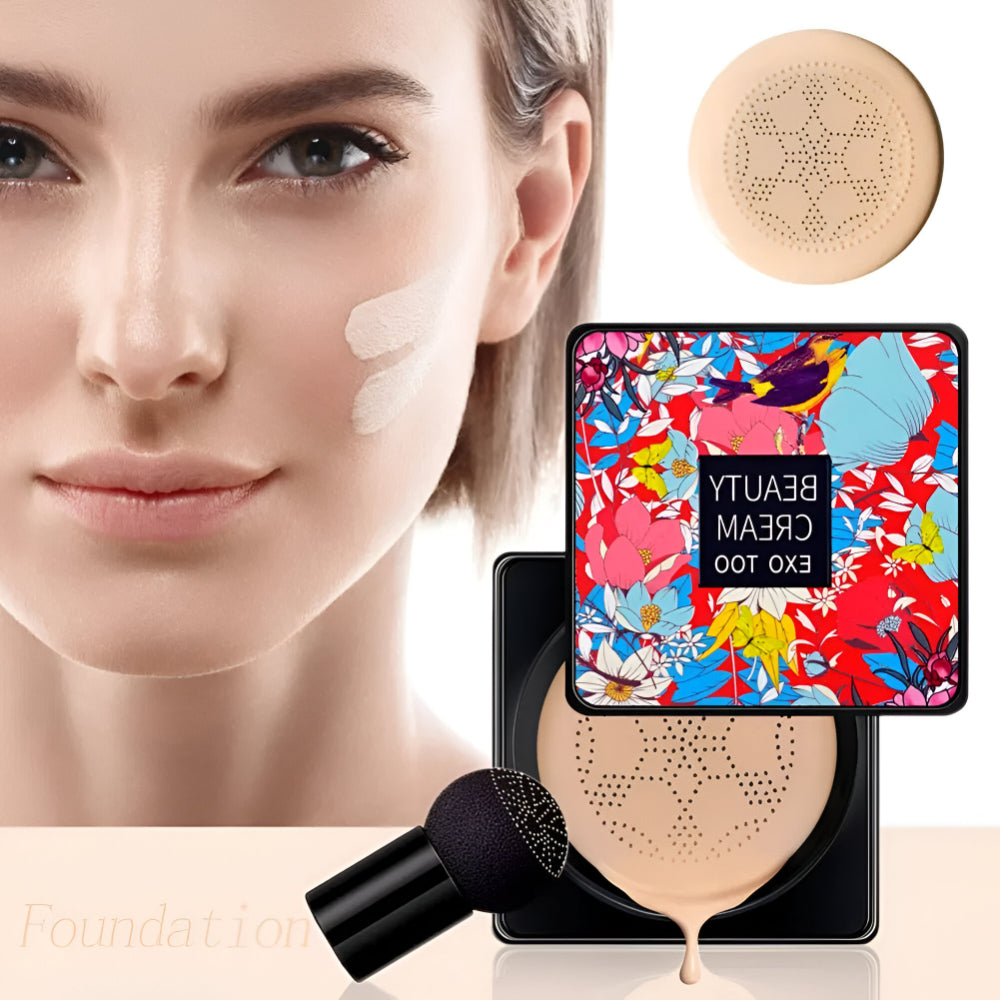 Applicateur compact avec éponge pour crème de maquillage et fond de teint | Meowbutter