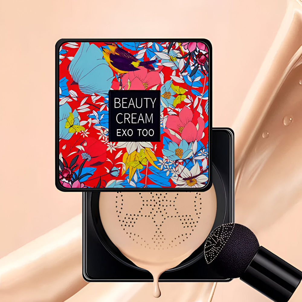 Applicateur compact avec éponge pour crème de maquillage et fond de teint | Meowbutter