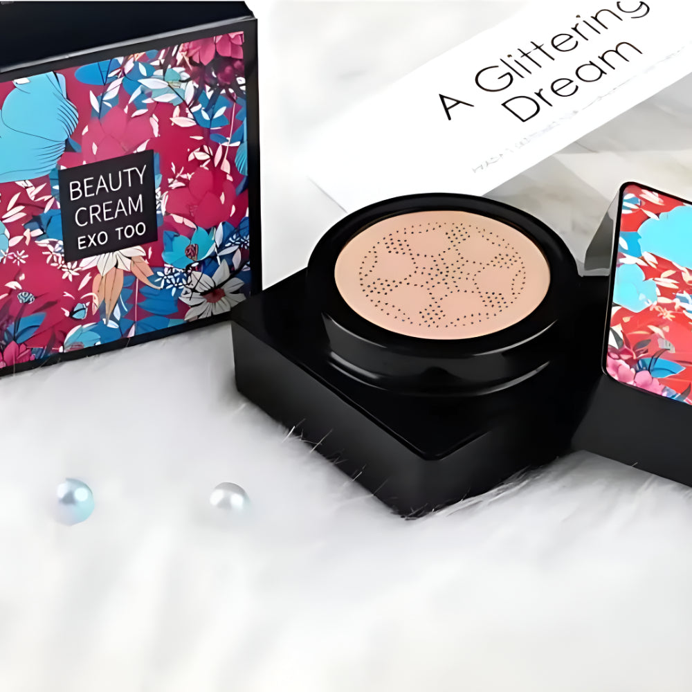 Applicateur compact avec éponge pour crème de maquillage et fond de teint | Meowbutter