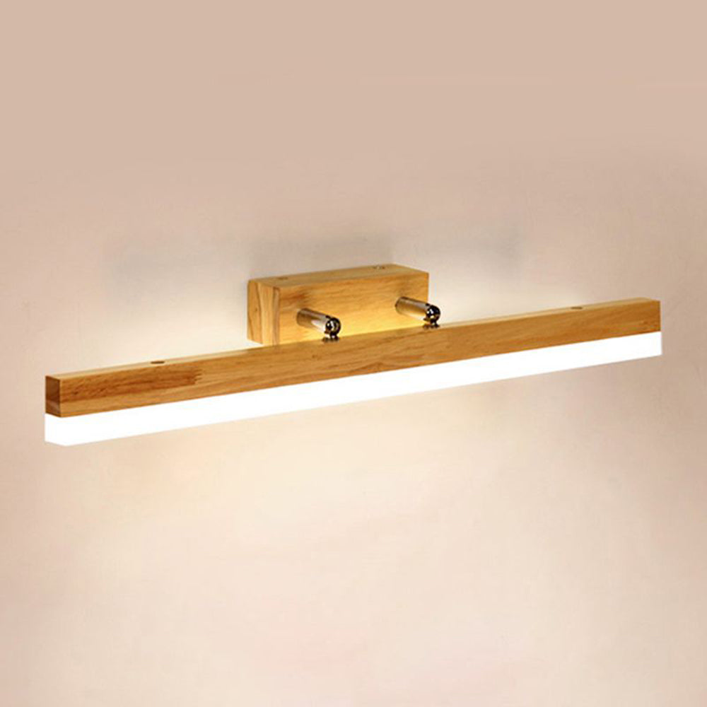 Metal and Acrylic Mirror Light With Linear LED Illumination for Bathroom and Bedroom