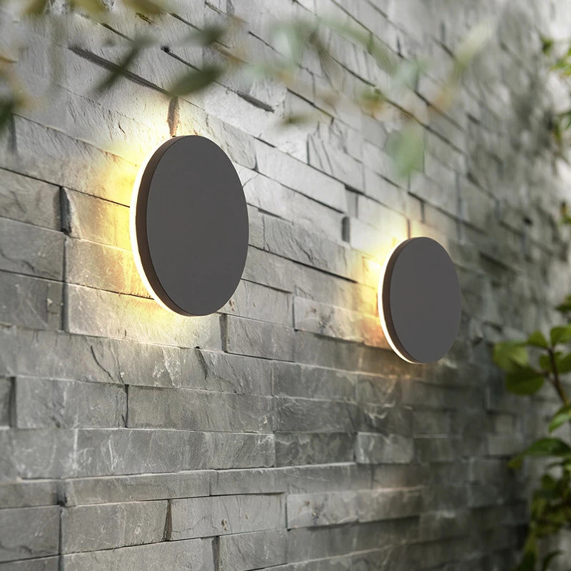 Outdoor Wall Light LED, Round Or Square, IP65 Waterproof, Motion Sensor Optional