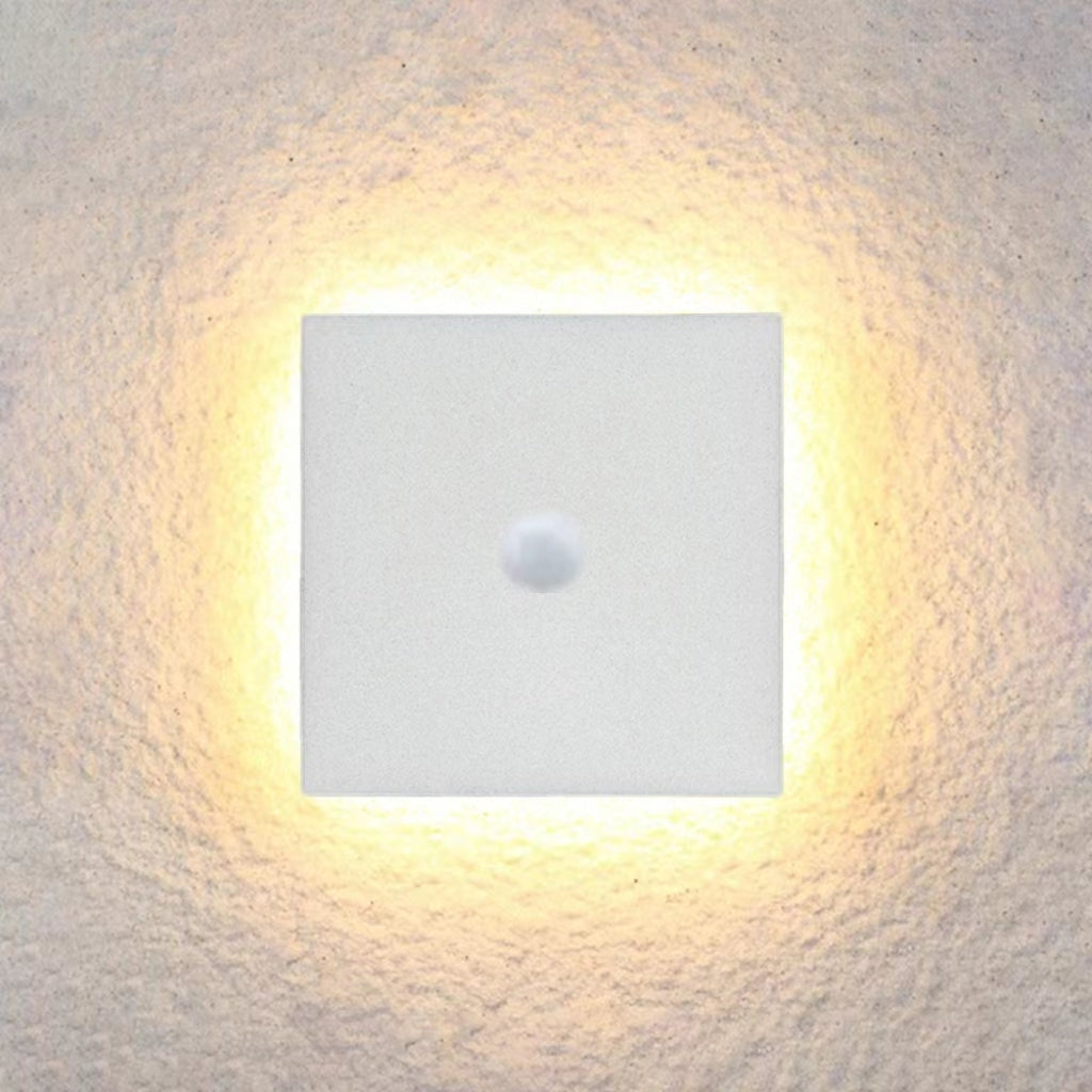 Outdoor Wall Light LED, Round Or Square, IP65 Waterproof, Motion Sensor Optional