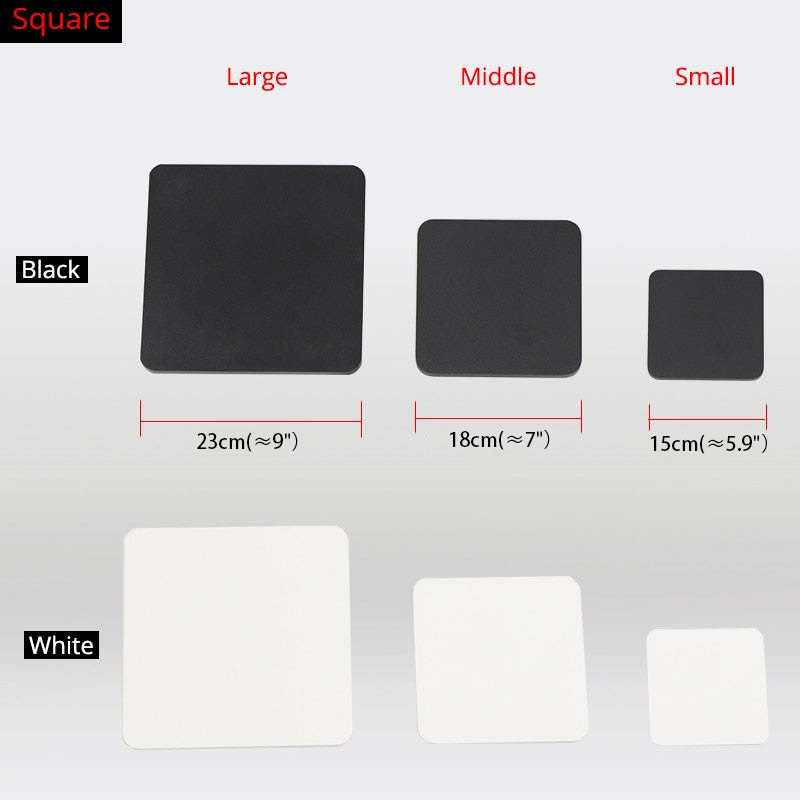 Outdoor Wall Light LED, Round Or Square, IP65 Waterproof, Motion Sensor Optional