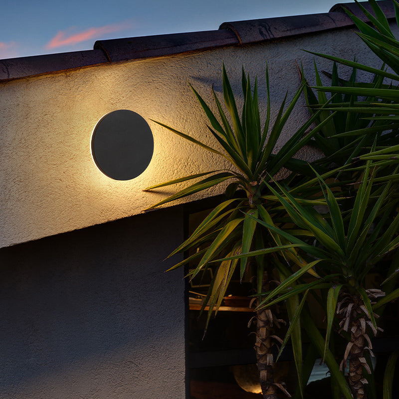 Outdoor Wall Light LED, Round Or Square, IP65 Waterproof, Motion Sensor Optional