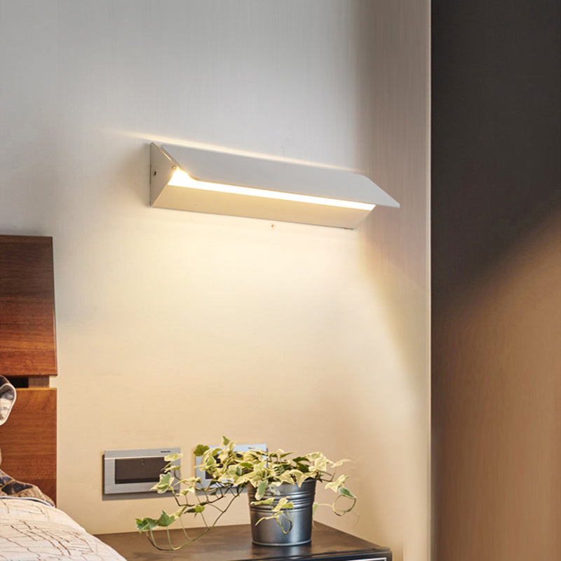 Metal Wall Lamp With Rotating LED Arm, Modern Minimalist Design