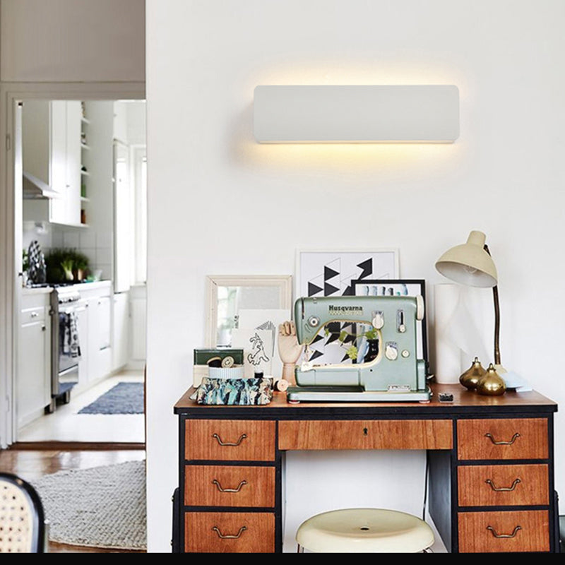 Metal Wall Lamp With Rotating LED Arm, Modern Minimalist Design