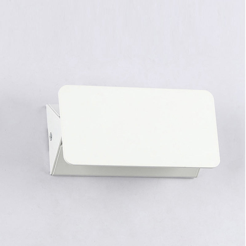 Metal Wall Lamp With Rotating LED Arm, Modern Minimalist Design