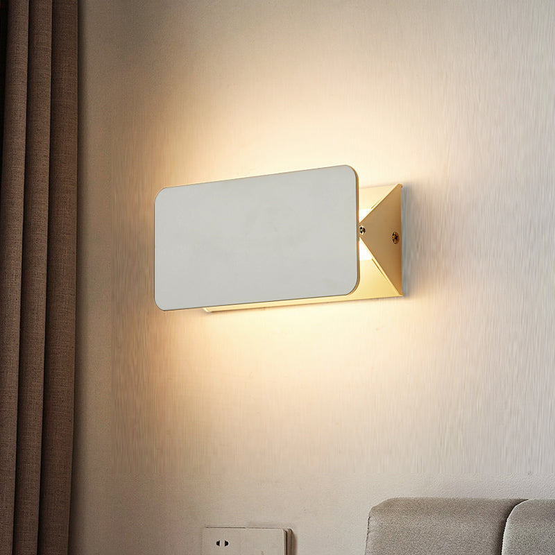 Metal Wall Lamp With Rotating LED Arm, Modern Minimalist Design