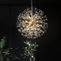 Sputnik Design Crystal Pendant Light In Metal And Acrylic