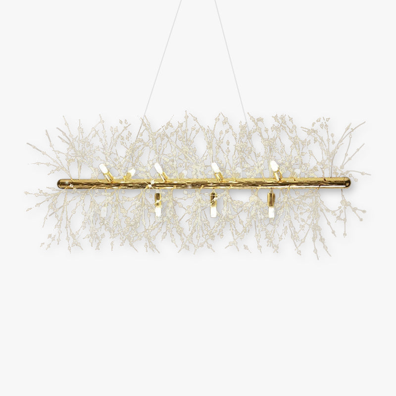 Sputnik Design Crystal Pendant Light In Metal And Acrylic