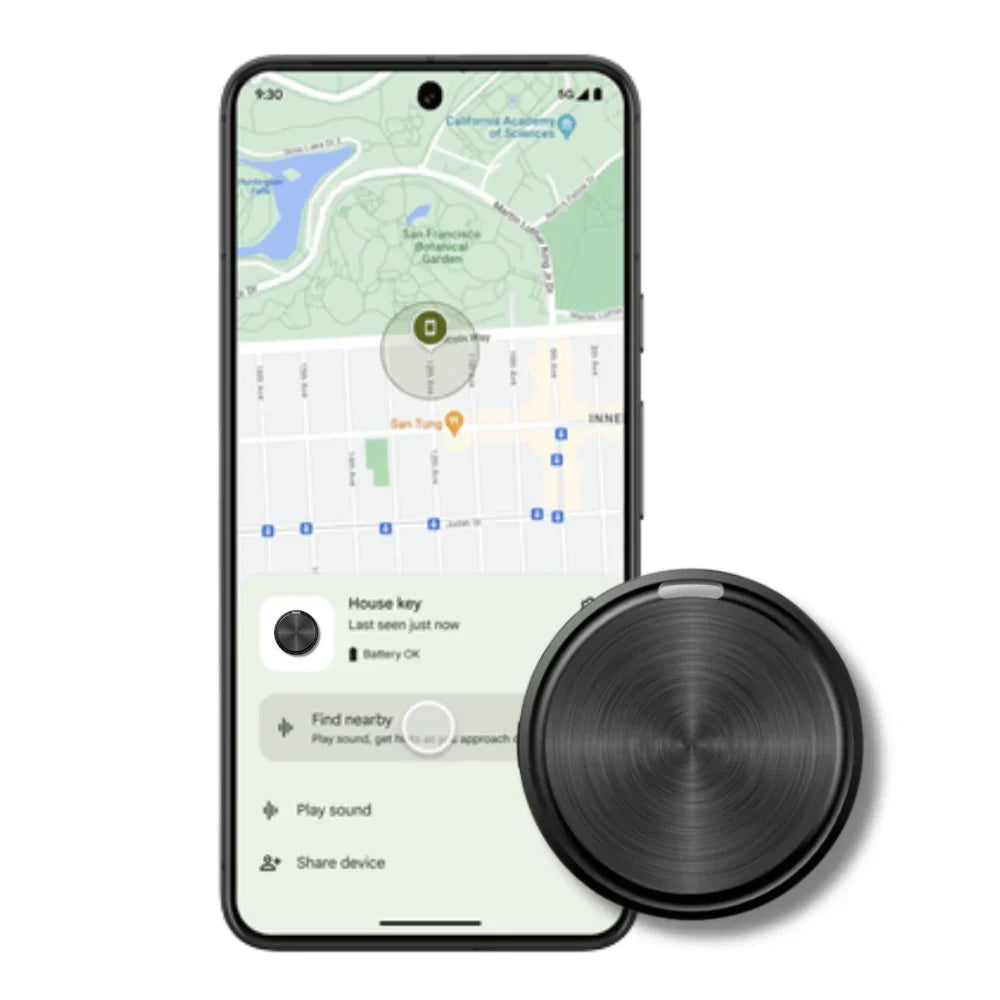גשש Bluetooth דקיק — תואם ל-Android, בעיצוב קומפקטי