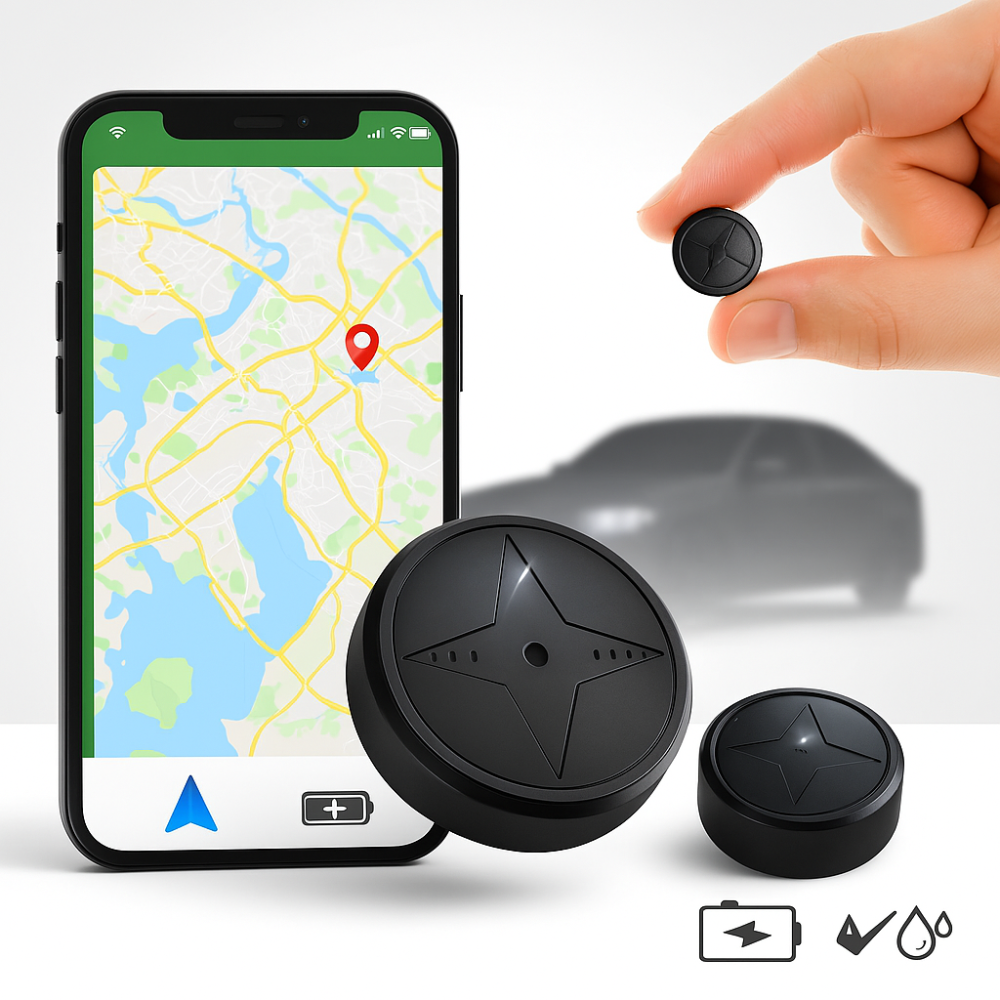 GPS lokátor Mini s magnetem pro sledování polohy vozidla | Meowbutter