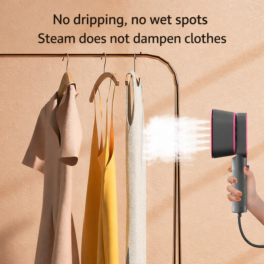 Garment Steamer Handheld Travel Fabric Care Tool | Meowbutter