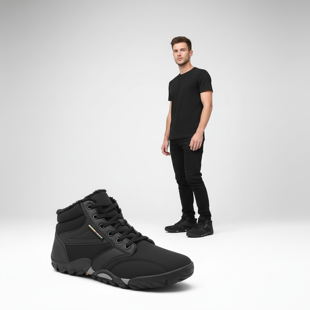 Otmar vatterte sneakers for menn — varmt termofôr