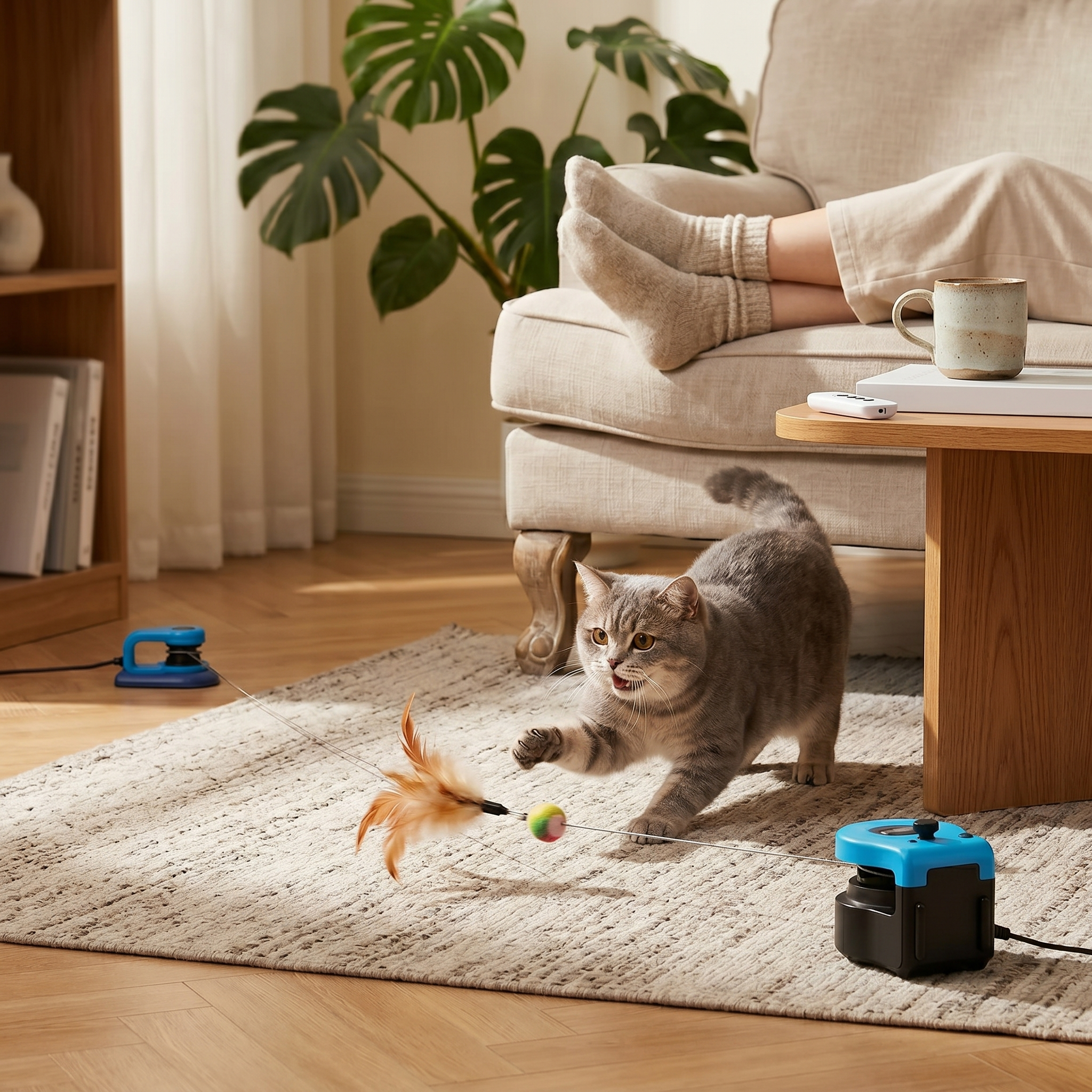 Indoor Cat Exercise Toy To Fight Obesity And Protect Your Furniture