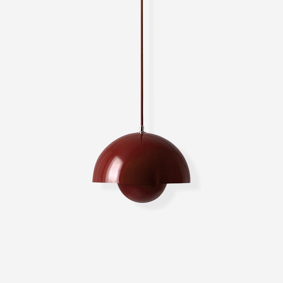 Aluminum Geometric Pendant Light For Modern Kitchen Height Adjustable