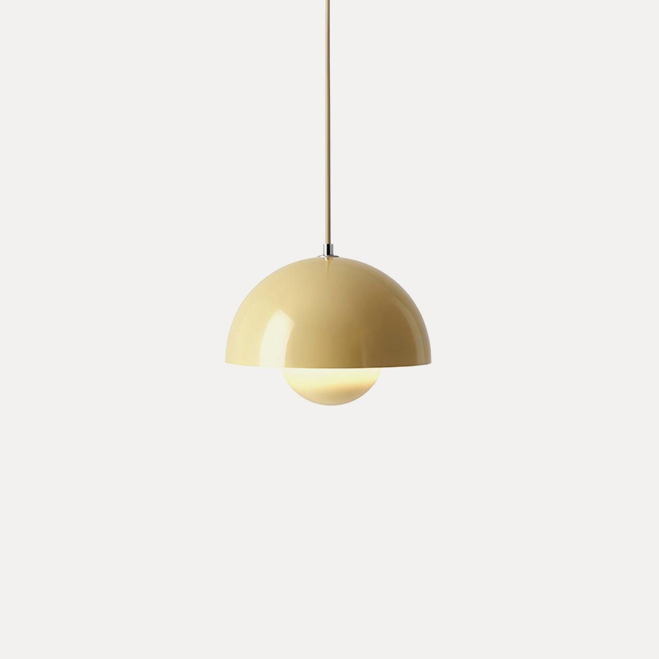 Aluminum Geometric Pendant Light For Modern Kitchen Height Adjustable