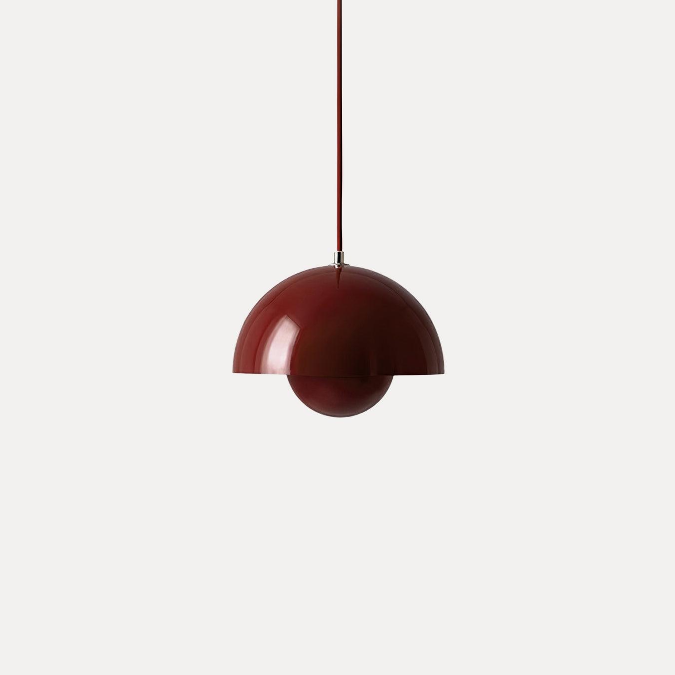 Aluminum Geometric Pendant Light For Modern Kitchen Height Adjustable