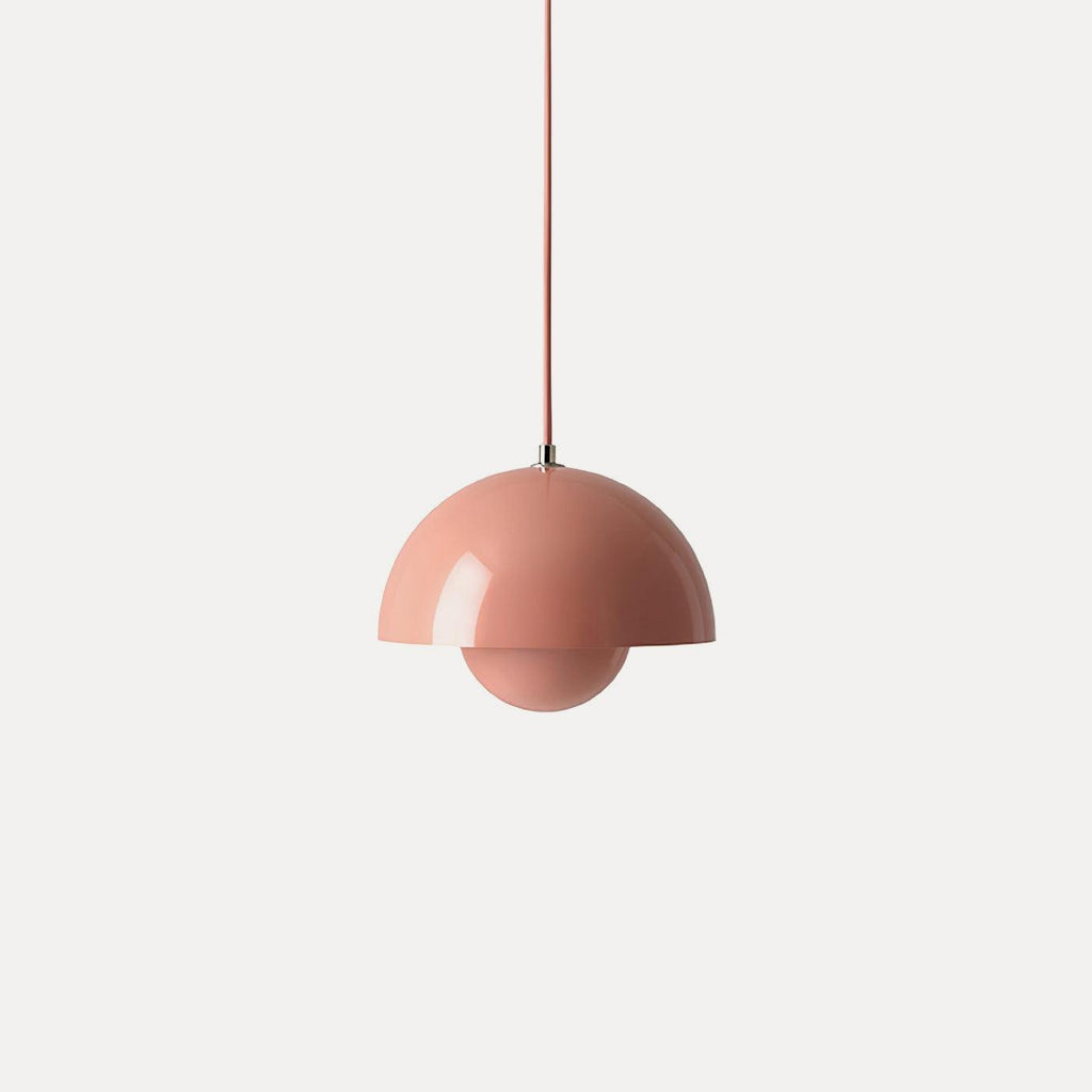 Aluminum Geometric Pendant Light For Modern Kitchen Height Adjustable