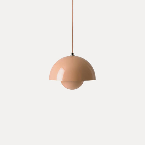 Aluminum Geometric Pendant Light For Modern Kitchen Height Adjustable