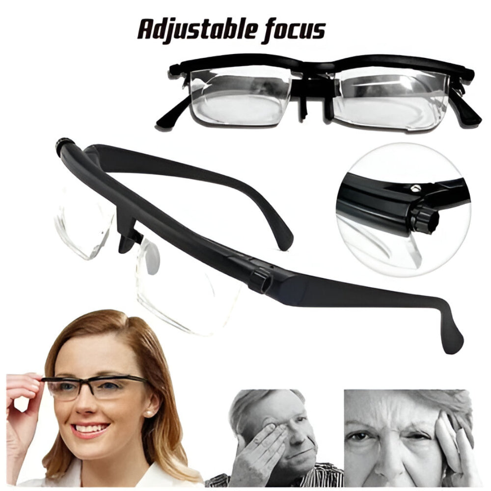 Lunettes à mise au point réglable pour lire et conduire | Meowbutter